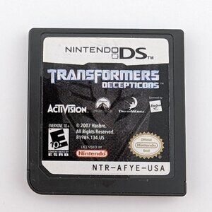 Nintendo DS Transformers Decepticons game - Loose